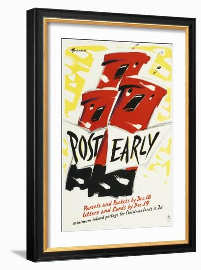 Post Early-Peter Huveneers-Framed Art Print