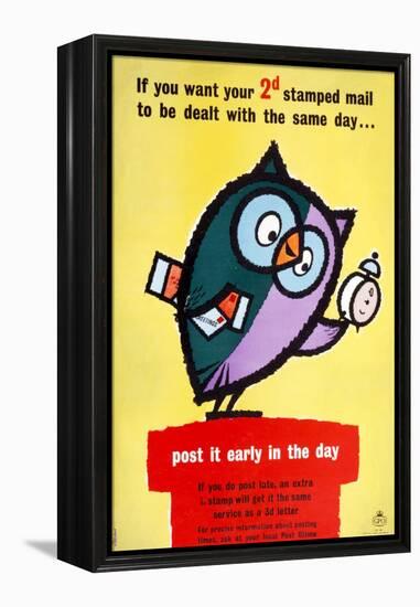 Post it Early in the Day-Harry Stevens-Framed Stretched Canvas