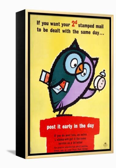 Post it Early in the Day-Harry Stevens-Framed Stretched Canvas