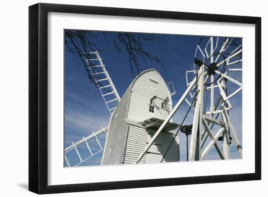 Post Mill, Great Chishill, Cambridgeshire-Peter Thompson-Framed Photographic Print