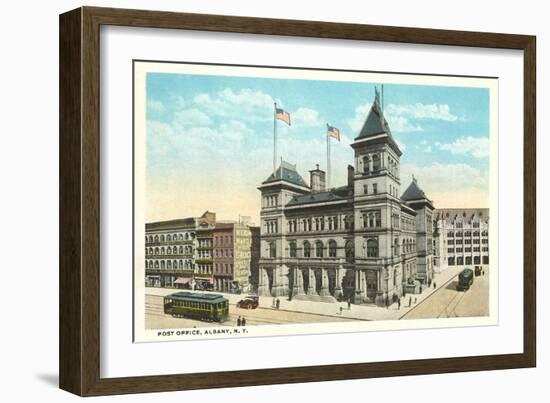 Post Office, Albany-null-Framed Art Print