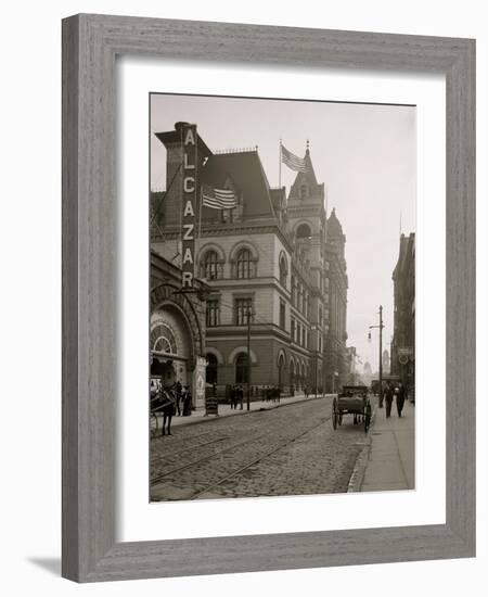 Post Office and Eagle Building, Brooklyn, N.Y.-null-Framed Photo