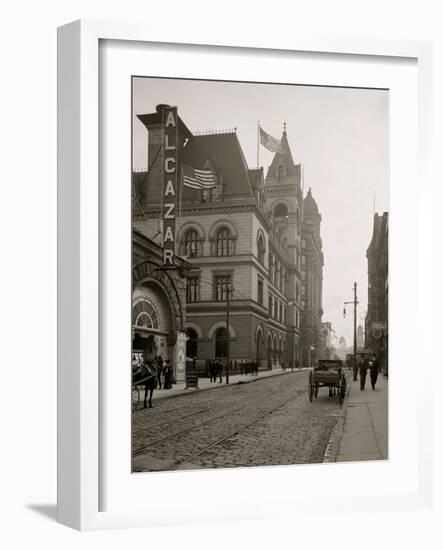 Post Office and Eagle Building, Brooklyn, N.Y.-null-Framed Photo