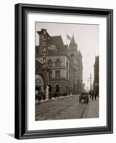 Post Office and Eagle Building, Brooklyn, N.Y.-null-Framed Photo