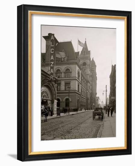 Post Office and Eagle Building, Brooklyn, N.Y.-null-Framed Photo