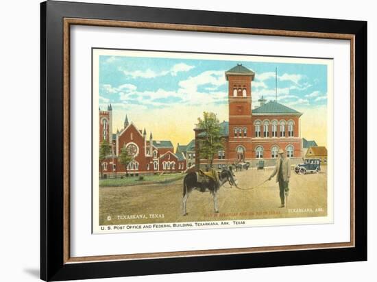 Post Office and Federal Building, Texarkana, Texas-null-Framed Art Print