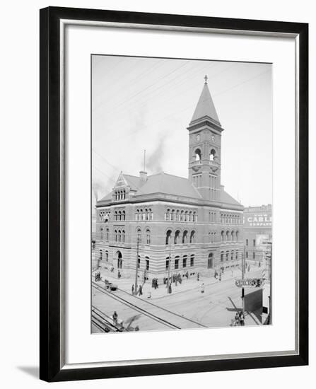 Post Office, Birmingham, Ala.-null-Framed Photo