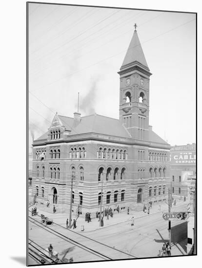 Post Office, Birmingham, Ala.-null-Mounted Photo