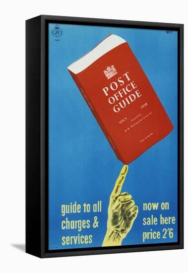 Post Office Guide, July 1958', Guide to All Charges and Services-MIT-Framed Stretched Canvas