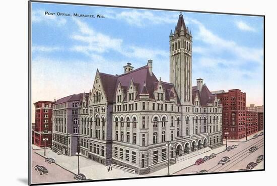 Post Office, Milwaukee, Wisconsin-null-Mounted Art Print