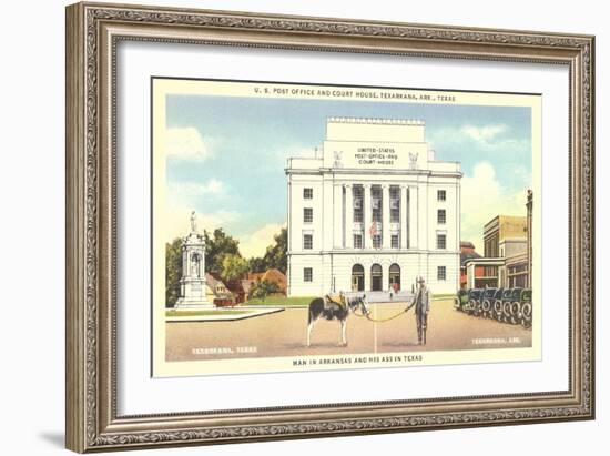 Post Office, Texarkana-null-Framed Art Print