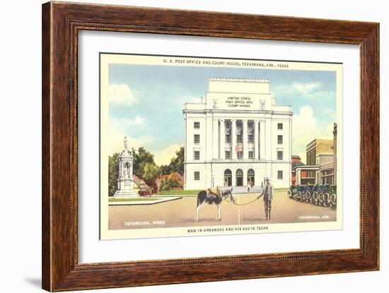 Post Office, Texarkana-null-Framed Art Print