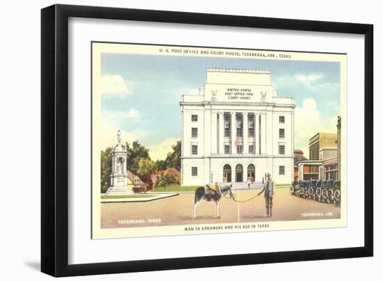 Post Office, Texarkana-null-Framed Art Print