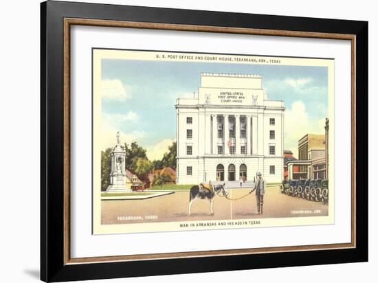 Post Office, Texarkana-null-Framed Art Print