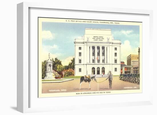 Post Office, Texarkana-null-Framed Art Print