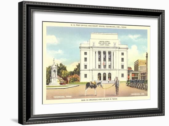 Post Office, Texarkana-null-Framed Art Print