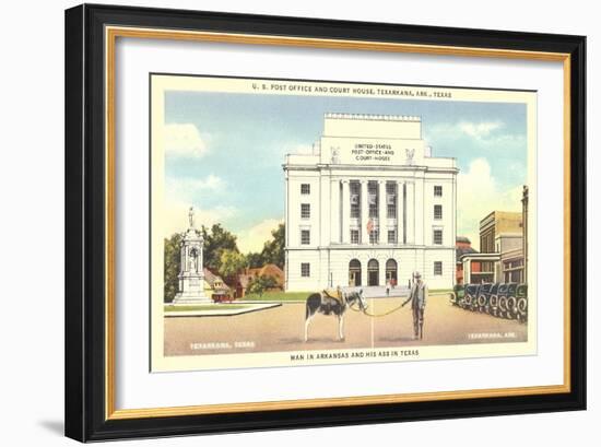 Post Office, Texarkana-null-Framed Art Print