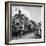 Post WWII German Refugees and Displaced Persons Crowding Every Square Inch of Train Leaving Berlin-Margaret Bourke-White-Framed Photographic Print