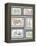 Postage Stamps-alexzel-Framed Stretched Canvas