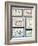 Postage Stamps-alexzel-Framed Art Print