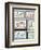 Postage Stamps-alexzel-Framed Art Print