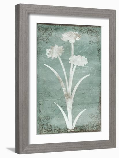 Postal Floral Silo-Jace Grey-Framed Art Print