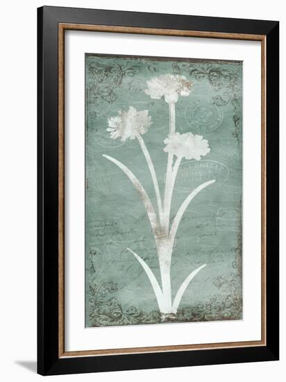 Postal Floral Silo-Jace Grey-Framed Art Print