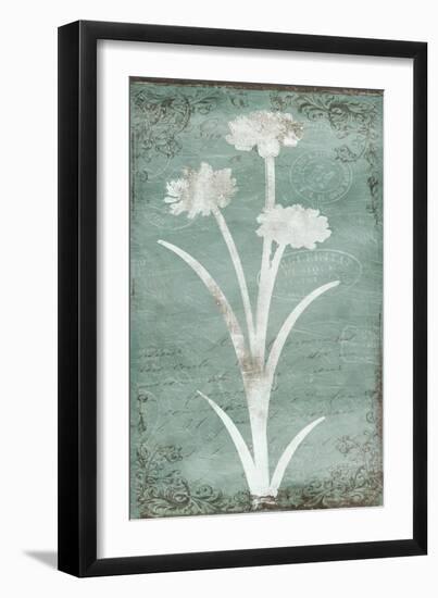 Postal Floral Silo-Jace Grey-Framed Art Print