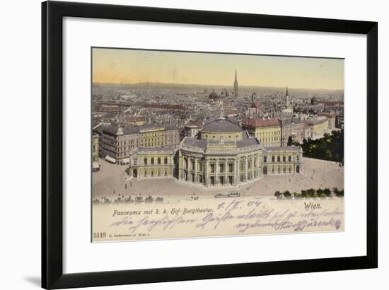 Postcard Depicting a General View of the City of Vienna-null-Framed Photographic Print