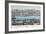 Postcard Depicting a View of Constantinople and the Golden Horn, Early 20th Century-null-Framed Giclee Print