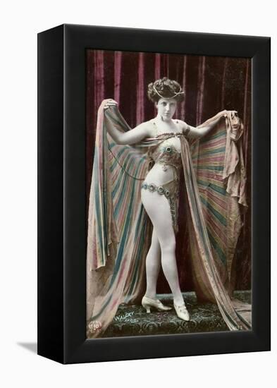 Postcard Depicting an Oriental Dancer-Stanislaus Walery-Framed Premier Image Canvas