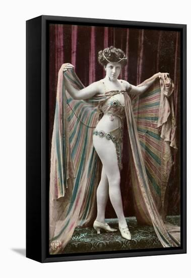 Postcard Depicting an Oriental Dancer-Stanislaus Walery-Framed Premier Image Canvas