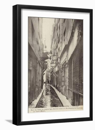 Postcard Depicting Old Paris-null-Framed Photographic Print