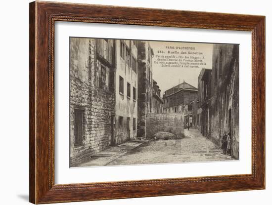 Postcard Depicting Old Paris-null-Framed Photographic Print