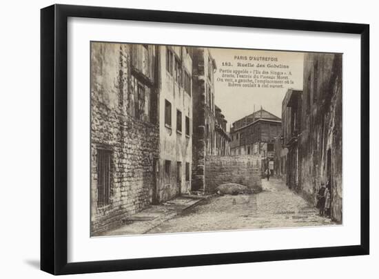 Postcard Depicting Old Paris-null-Framed Photographic Print