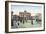 Postcard Depicting the Brandenburg Gate in Berlin, Pre 1914-null-Framed Giclee Print