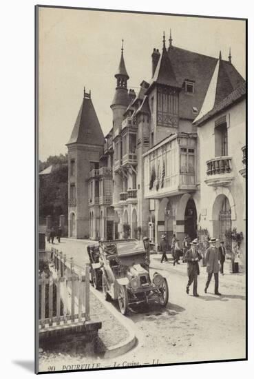 Postcard Depicting the Casino in Pourville-null-Mounted Photographic Print