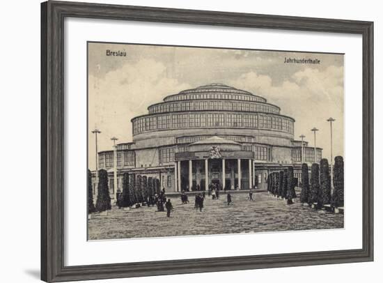 Postcard Depicting the Centennial Hall-null-Framed Photographic Print