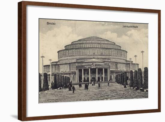 Postcard Depicting the Centennial Hall-null-Framed Photographic Print