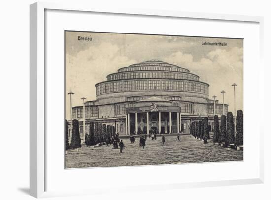 Postcard Depicting the Centennial Hall-null-Framed Photographic Print