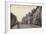 Postcard Depicting the Rue Du Tribunal-null-Framed Photographic Print