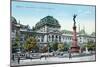 Postcard Depicting the University of Vienna and the Liebenberg Monument, circa 1915-null-Mounted Giclee Print
