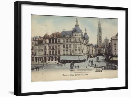 Postcard Depicting the Vieux Canal Au Sucre-null-Framed Photographic Print