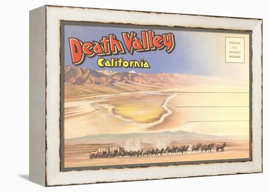 Postcard Folder of Death Valley, California-null-Framed Stretched Canvas