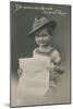 Postcard of a German Boy, Reading Newspaper, 1913-German photographer-Mounted Giclee Print