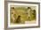 Postcard of Dogs Golfing-null-Framed Giclee Print