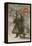 Postcard of Father Christmas, Sent on 24th December 1913-French Photographer-Framed Premier Image Canvas