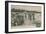 Postcard of the Beach and Boulevard St Georges, Royan, France Sent in 1913-French Photographer-Framed Giclee Print