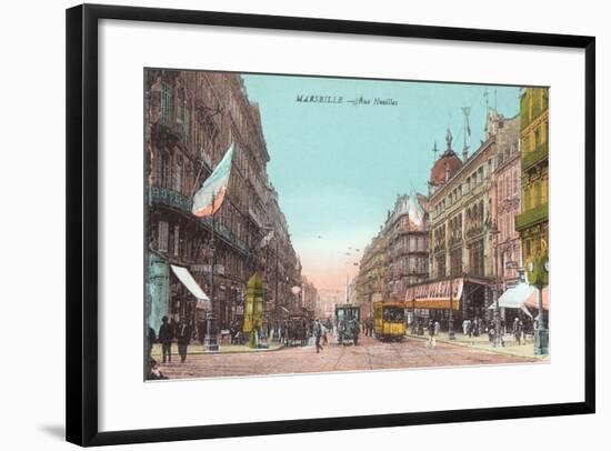 Postcard of the Rue Noailles-null-Framed Giclee Print