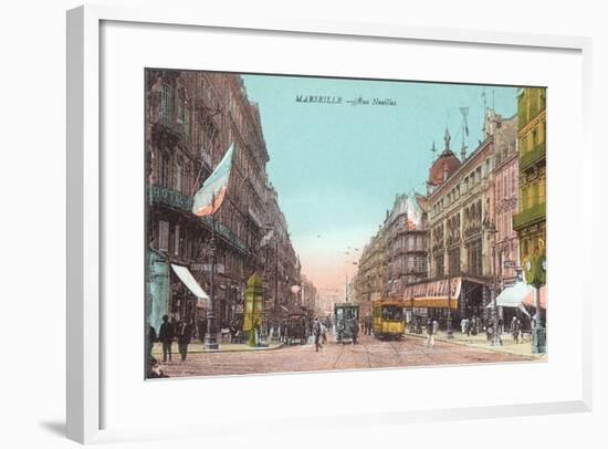 Postcard of the Rue Noailles-null-Framed Giclee Print